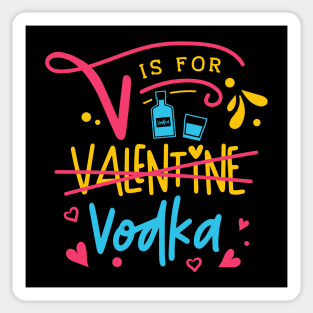 V is for Vodka Sticker